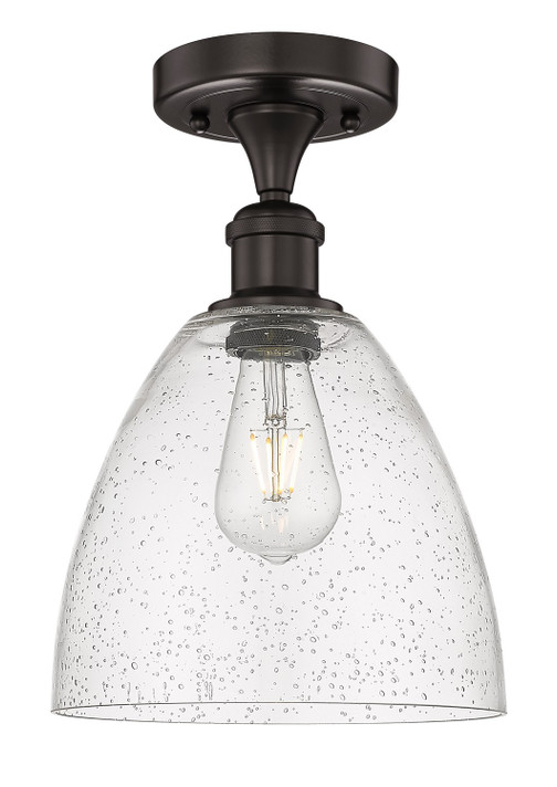 Semi-Flush Mts. Glass Down by Innovations ( 405 | 616-1F-OB-GBD-94 Edison ) 