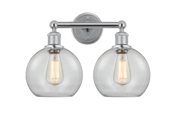 Bathroom Fixtures Two Lights by Innovations ( 405 | 616-2W-PC-G122-8 Edison ) 