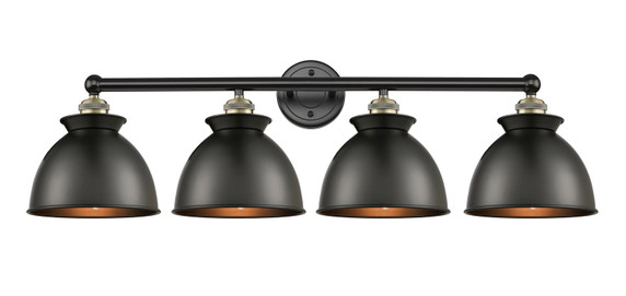 Bathroom Fixtures Four Lights by Innovations ( 405 | 616-4W-BAB-M14-BK Edison ) 
