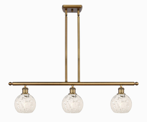 Linear/Island 3 Light Bar by Innovations ( 405 | 516-3I-BB-G1216-6WM Ballston ) 