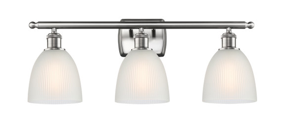 Bathroom Fixtures Three Lights by Innovations ( 405 | 516-3W-SN-G381 Ballston ) 