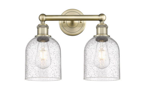 Bathroom Fixtures Two Lights by Innovations ( 405 | 616-2W-AB-G558-6SDY Edison ) 