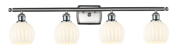 Bathroom Fixtures Four Lights by Innovations ( 405 | 516-4W-SN-G1217-6WV Ballston ) 