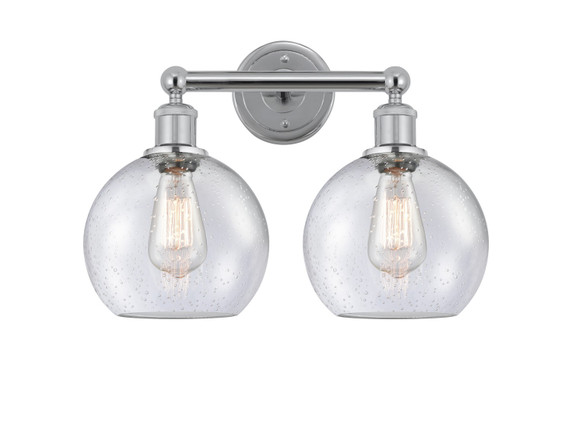Bathroom Fixtures Two Lights by Innovations ( 405 | 616-2W-PC-G124-8 Edison ) 