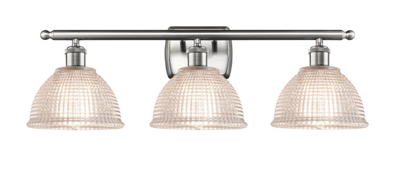 Bathroom Fixtures Three Lights by Innovations ( 405 | 516-3W-SN-G422 Ballston ) 