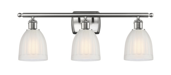 Bathroom Fixtures Three Lights by Innovations ( 405 | 516-3W-SN-G441 Ballston ) 