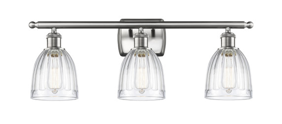 Bathroom Fixtures Three Lights by Innovations ( 405 | 516-3W-SN-G442 Ballston ) 
