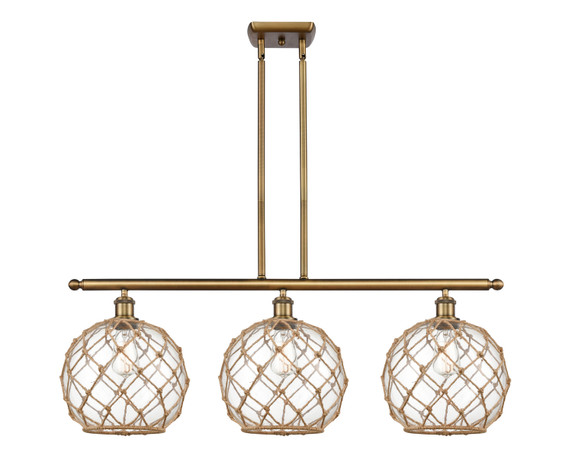 Linear/Island 3 Light Bar by Innovations ( 405 | 516-3I-BB-G122-10RB Ballston ) 
