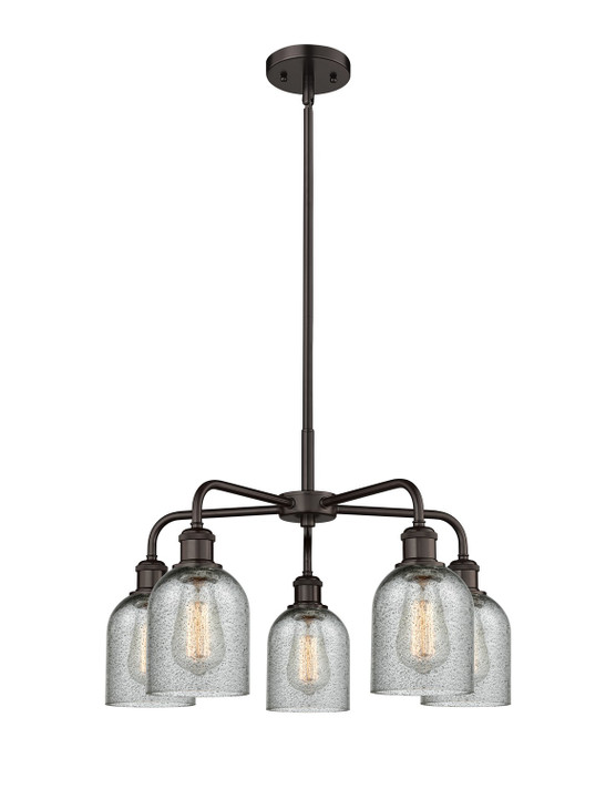 Mid. Chandeliers Glass Down by Innovations ( 405 | 516-5CR-OB-G257 Ballston ) 