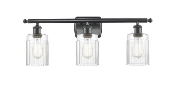 Bathroom Fixtures Three Lights by Innovations ( 405 | 516-3W-BK-G342 Ballston ) 