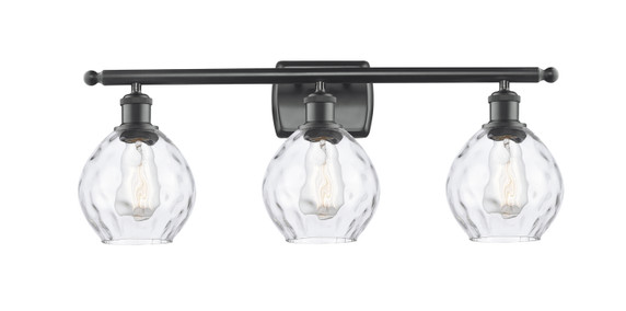 Bathroom Fixtures Three Lights by Innovations ( 405 | 516-3W-BK-G362 Ballston ) 