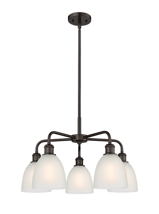Mid. Chandeliers Glass Down by Innovations ( 405 | 516-5CR-OB-G381 Ballston ) 
