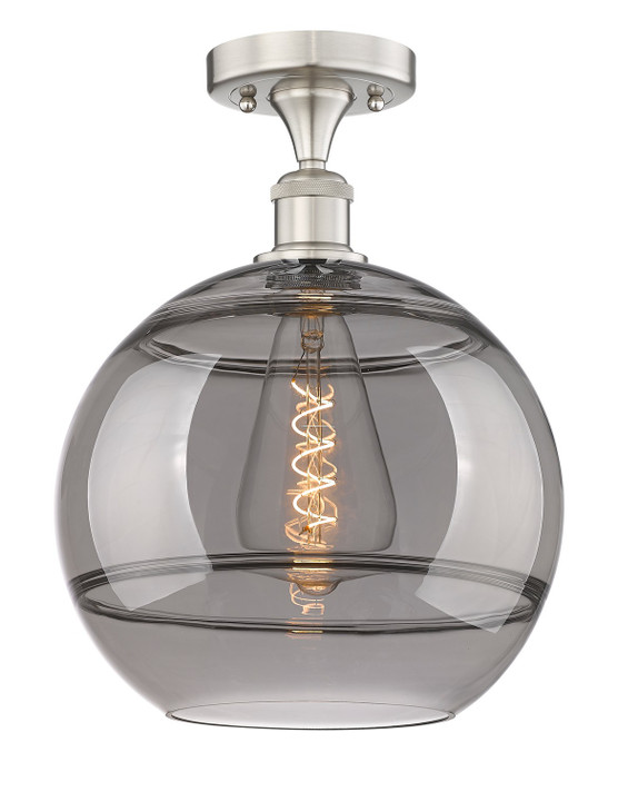 Semi-Flush Mts. Glass Down by Innovations ( 405 | 616-1F-SN-G556-12SM Edison ) 