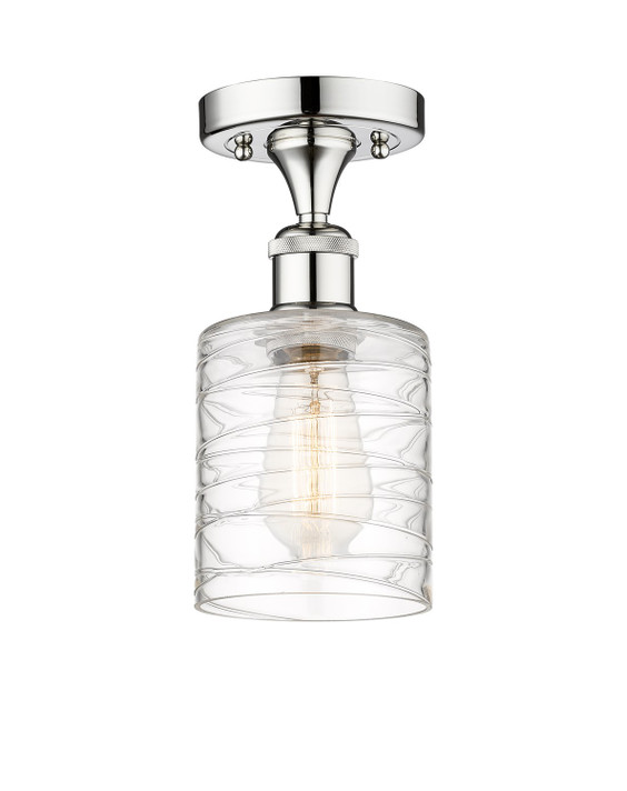 Semi-Flush Mts. Glass Down by Innovations ( 405 | 616-1F-PC-G1113 Edison ) 