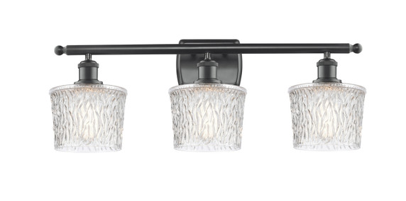 Bathroom Fixtures Three Lights by Innovations ( 405 | 516-3W-BK-G402 Ballston ) 