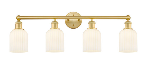 Bathroom Fixtures Four Lights by Innovations ( 405 | 616-4W-SG-G559-5GWH Edison ) 