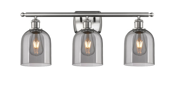 Bathroom Fixtures Three Lights by Innovations ( 405 | 516-3W-SN-G558-6SM Ballston ) 