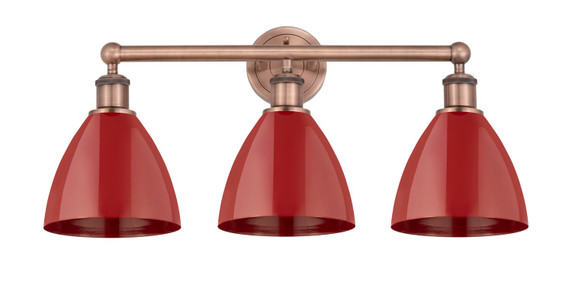 Bathroom Fixtures Three Lights by Innovations ( 405 | 616-3W-AC-MBD-75-RD Edison ) 