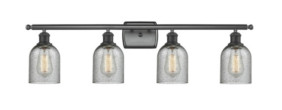 Bathroom Fixtures Four Lights by Innovations ( 405 | 516-4W-BK-G257-LED Ballston ) 