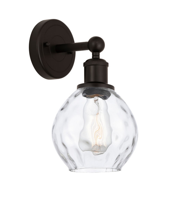 Sconces Single Glass by Innovations ( 405 | 616-1W-OB-G362 Edison ) 