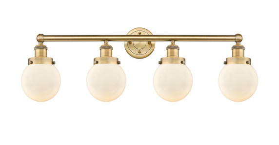 Bathroom Fixtures Four Lights by Innovations ( 405 | 616-4W-BB-G201-6 Edison ) 