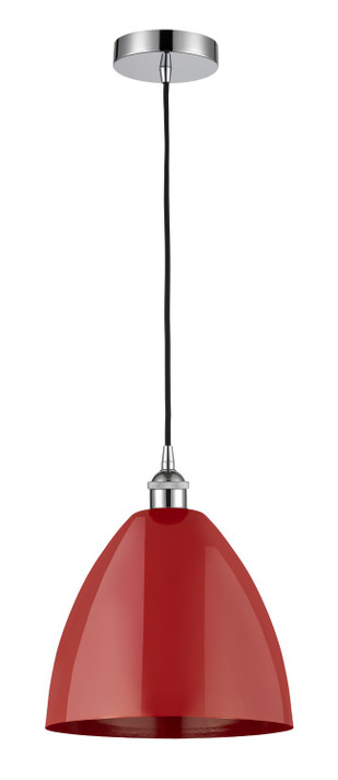 Mini Pendants Metal Shade by Innovations ( 405 | 616-1P-PC-MBD-12-RD Edison ) 