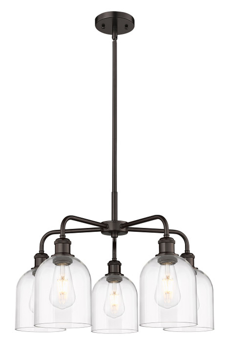 Mid. Chandeliers Glass Down by Innovations ( 405 | 516-5CR-OB-G558-6CL Ballston ) 