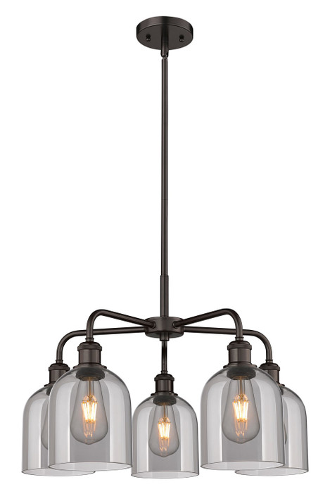 Mid. Chandeliers Glass Down by Innovations ( 405 | 516-5CR-OB-G558-6SM Ballston ) 