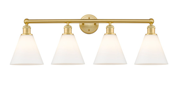 Bathroom Fixtures Four Lights by Innovations ( 405 | 616-4W-SG-GBC-81 Edison ) 