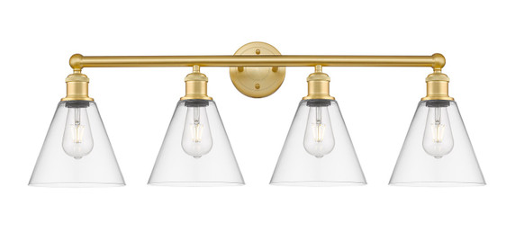 Bathroom Fixtures Four Lights by Innovations ( 405 | 616-4W-SG-GBC-82 Edison ) 
