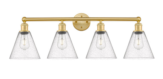 Bathroom Fixtures Four Lights by Innovations ( 405 | 616-4W-SG-GBC-84 Edison ) 