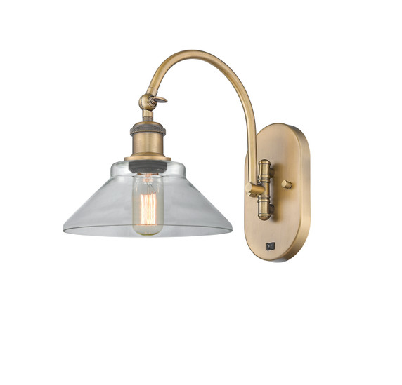 Sconces Single Glass by Innovations ( 405 | 518-1W-BB-G132 Ballston ) 