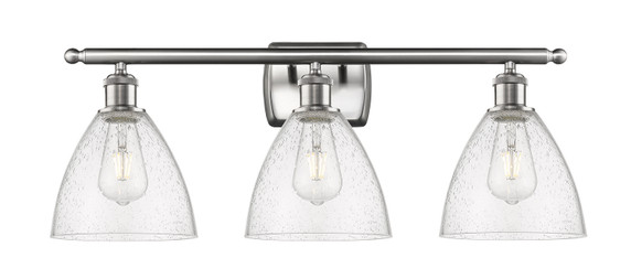 Bathroom Fixtures Three Lights by Innovations ( 405 | 516-3W-SN-GBD-754 Ballston ) 