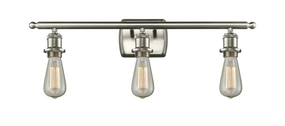 Bathroom Fixtures Three Lights by Innovations ( 405 | 516-3W-SN-LED Ballston ) 