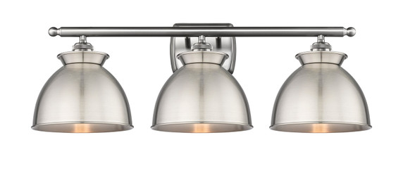 Bathroom Fixtures Three Lights by Innovations ( 405 | 516-3W-SN-M14-SN Ballston ) 