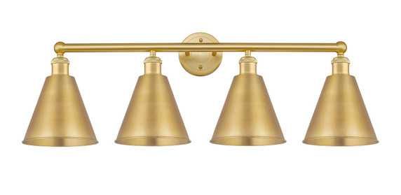 Bathroom Fixtures Four Lights by Innovations ( 405 | 616-4W-SG-MBC-8-SG Edison ) 