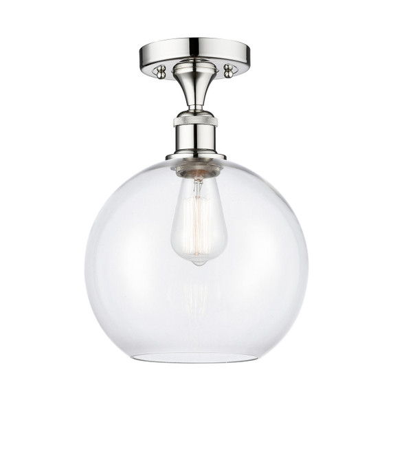 Semi-Flush Mts. Glass Down by Innovations ( 405 | 616-1F-PC-G122-10 Edison ) 