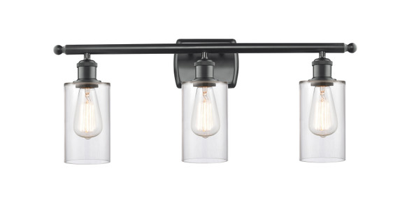 Bathroom Fixtures Three Lights by Innovations ( 405 | 516-3W-BK-G802-LED Ballston ) 