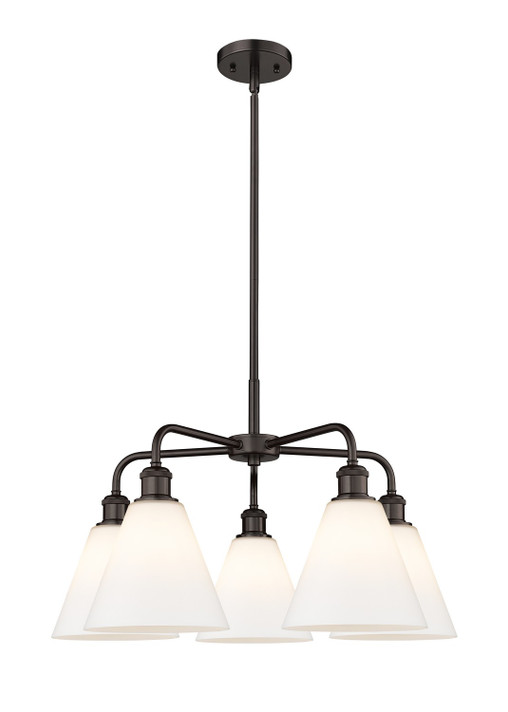 Mid. Chandeliers Glass Down by Innovations ( 405 | 516-5CR-OB-GBC-81 Ballston ) 