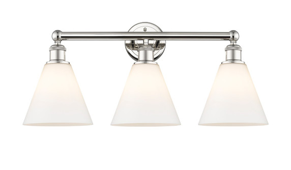 Bathroom Fixtures Three Lights by Innovations ( 405 | 616-3W-PN-GBC-81 Edison ) 