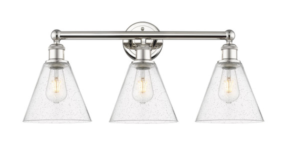 Bathroom Fixtures Three Lights by Innovations ( 405 | 616-3W-PN-GBC-84 Edison ) 