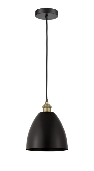 Mini Pendants Metal Shade by Innovations ( 405 | 616-1P-BAB-MBD-9-BK Edison ) 