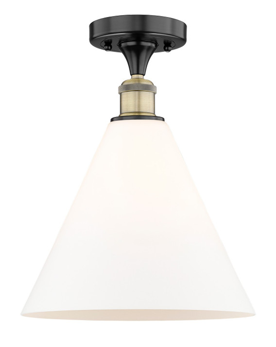 Semi-Flush Mts. Glass Down by Innovations ( 405 | 616-1F-BAB-GBC-121 Edison ) 