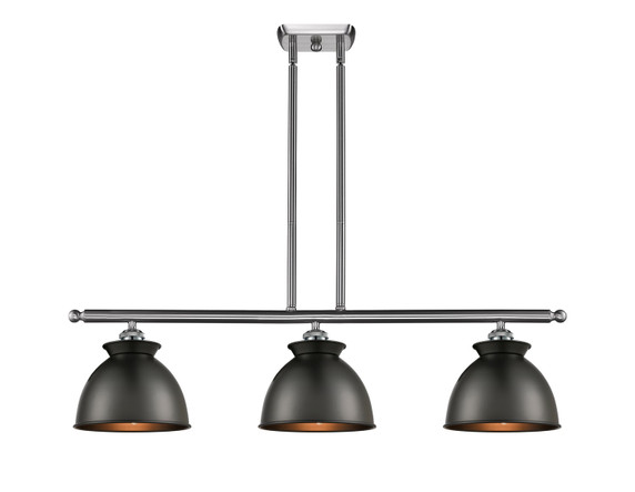 Linear/Island 3 Light Bar by Innovations ( 405 | 516-3I-SN-M14-BK Ballston ) 