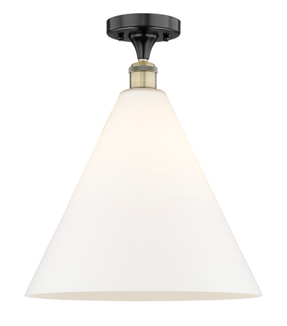 Semi-Flush Mts. Glass Down by Innovations ( 405 | 616-1F-BAB-GBC-161 Edison ) 