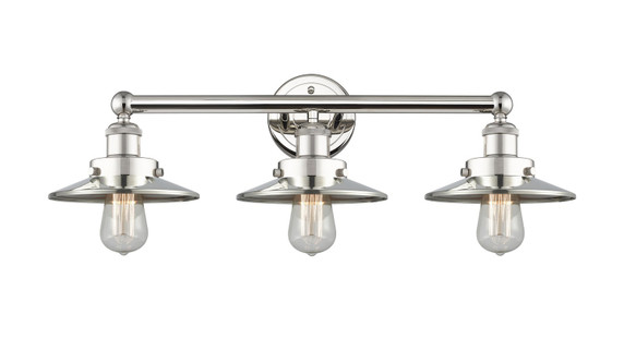 Bathroom Fixtures Three Lights by Innovations ( 405 | 616-3W-PN-M1-PN Edison ) 