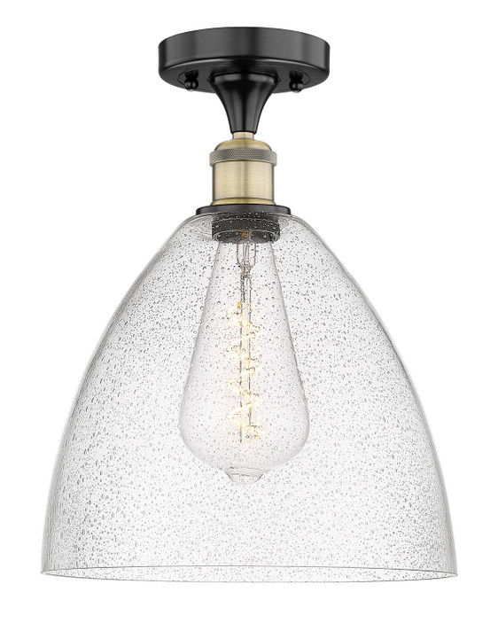 Semi-Flush Mts. Glass Down by Innovations ( 405 | 616-1F-BAB-GBD-124 Edison ) 