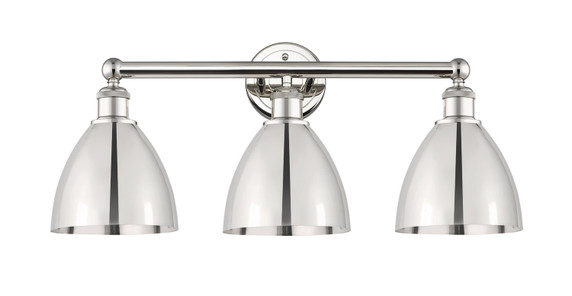 Bathroom Fixtures Three Lights by Innovations ( 405 | 616-3W-PN-MBD-75-PN Edison ) 