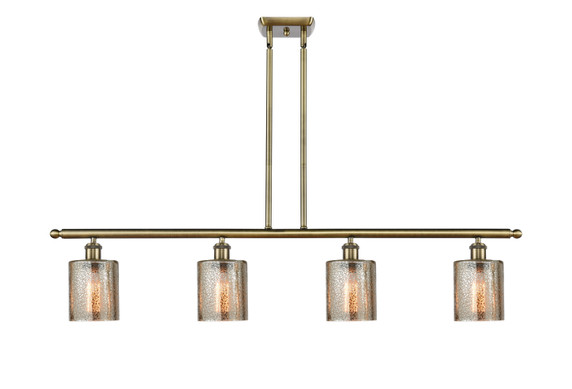 Linear/Island 4 Light + by Innovations ( 405 | 516-4I-AB-G116-LED Ballston ) 