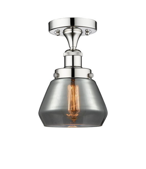 Semi-Flush Mts. Glass Down by Innovations ( 405 | 616-1F-PC-G173 Edison ) 